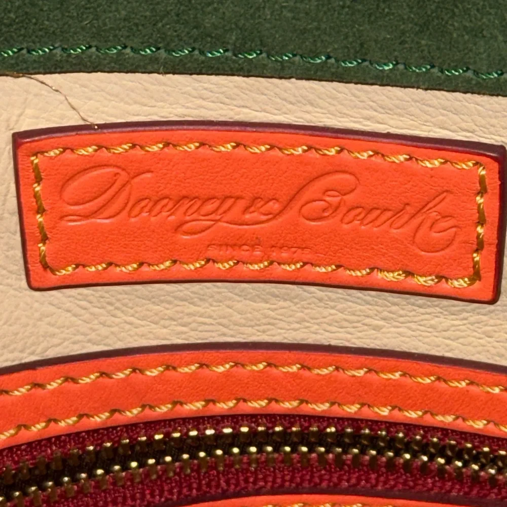 Dooney & Bourke Camden Salmon Florentine Italian Leather NWT  RARE! HTF - Picture 11 of 15